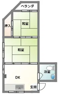 嘉手納アパート【3階】の間取り