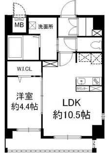 グラン・アミール御池【2階】の間取り