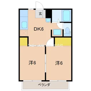 ガーデンハイツ【2階】の間取り