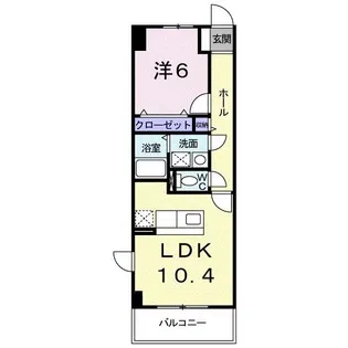 ヴィラ・ネオユニゾン【2階】の間取り