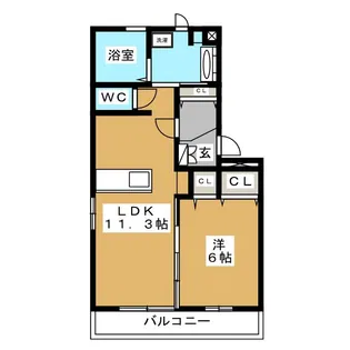 プルミエ【3階】の間取り