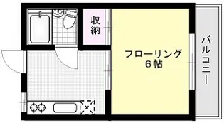 コーポ横山【2階】の間取り