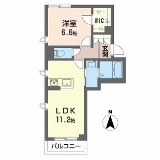 パークフロント津島【2階】の間取り