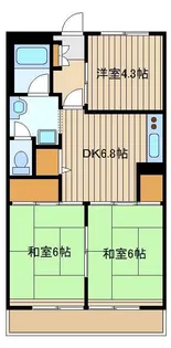 大泉グリーンハイツ【2階】の間取り