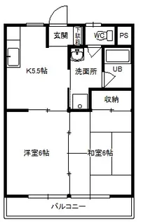 ライトメゾンTアオキNo.2【2階】の間取り