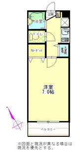 ベルクトハイツ【1階】の間取り