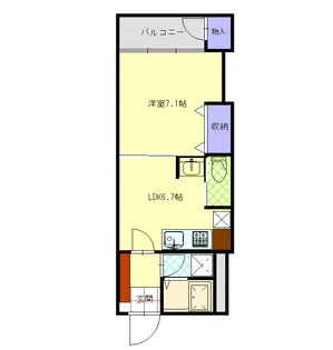 BLANCHE(ブランシェ)【2階】の間取り