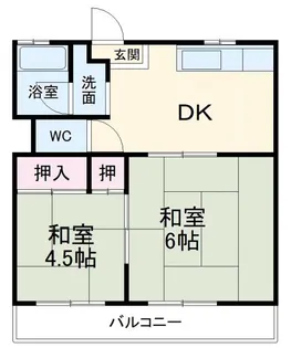 サンハイツN【2階】の間取り