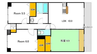 カウル湊【3階】の間取り