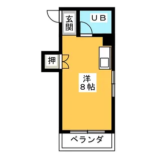 インテリジェント神宮【5階】の間取り