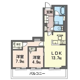 カーネル【3階】の間取り