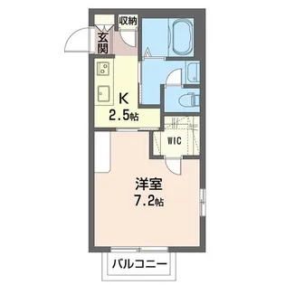 リバティ【1階】の間取り