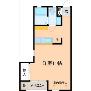 ファミール93 B棟【1階】の間取り