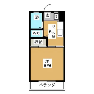草刈ビル【2階】の間取り