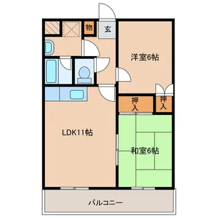 ラ・ルミエール永楽の間取り