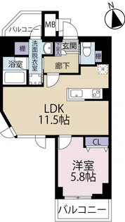 ソルテラ【7階】の間取り