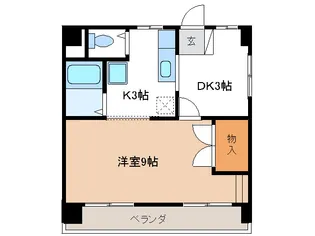 ロイヤル岩倉【4階】の間取り