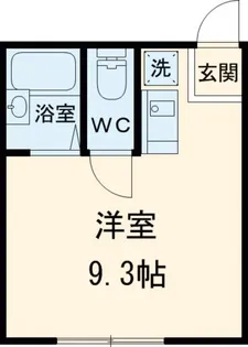メゾンドフルールII【1階】の間取り