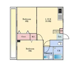 神奈川県川崎市宮前区馬絹5【マンション】の間取り