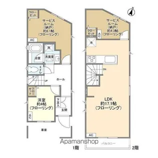 東京都杉並区永福4【一戸建】の間取り