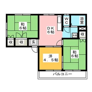 オカダメゾン【3階】の間取り