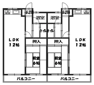 三井マンション【1階】の間取り