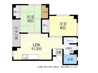 ヴィレッジ山の手【2階】の間取り