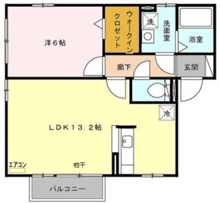 サンモールプラザB【2階】の間取り