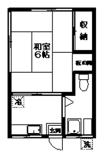 コーポ稲葉【2階】の間取り