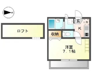 MILLET FIELD【2階】の間取り