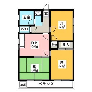 フジマンション【4階】の間取り
