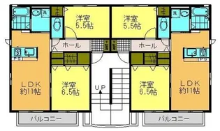 ヴィオレットガーデン A【2階】の間取り
