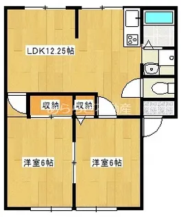 静岡県浜松市中央区東若林町【アパート】の間取り