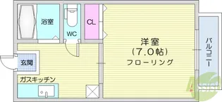 コーポグリーン【1階】の間取り