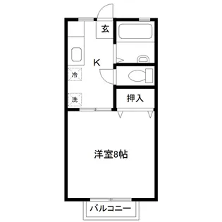 サンライフ貝二【2階】の間取り