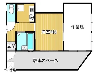 ペルソンヌ山際III【1階】の間取り