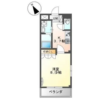 メゾン ラメール【1階】の間取り