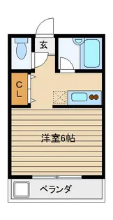 ユタカハイム【2階】の間取り