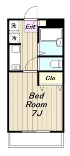 バンブーフェスタ【2階】の間取り