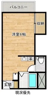 コーポスズキ【4階】の間取り