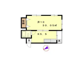 ファイン越谷【4階】の間取り