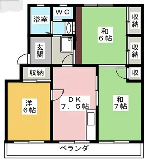 メゾン・ラ・メール【3階】の間取り