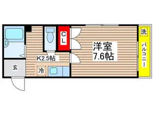 メゾンなかせこ【3階】の間取り