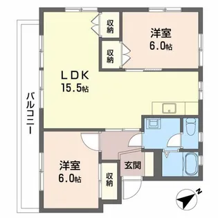 コーポあまず【3階】の間取り
