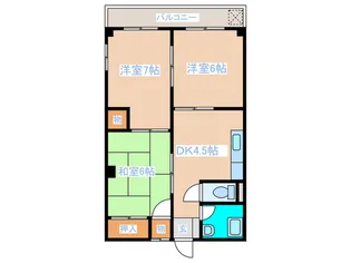 安井ビル【3階】の間取り