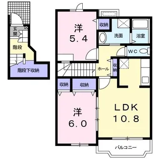 クラシック ヒルズ【2階】の間取り