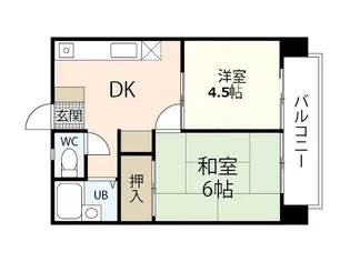 ハイム森【3階】の間取り