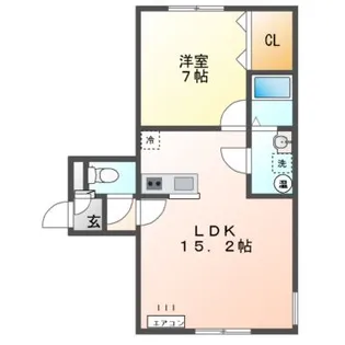 Mハイツ宮の森8【1階】の間取り