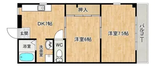 第2セイワコート【2階】の間取り