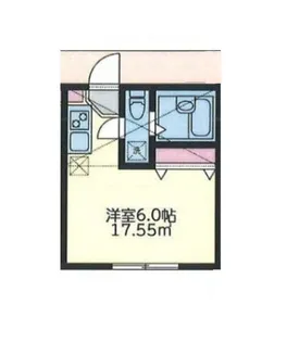 1Rの間取り画像